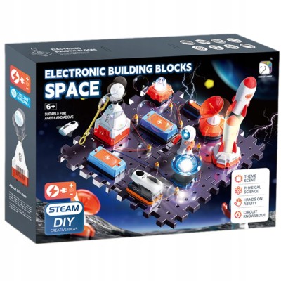 MAŁY NAUKOWIEC ZESTAW DOŚWIADCZALNY UKŁAD STEM prezent na zajączka klocki