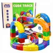 Klocki Magnetyczne Kolejka Elektryczna Tor Antygrawitacyjny Pociąg 81el.