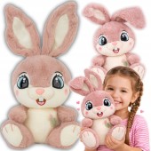 Maskotka pluszak Królik przytulanka króliczek z zaginanymi uszami zajączek