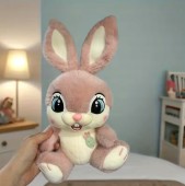 Maskotka pluszak Królik przytulanka króliczek z zaginanymi uszami zajączek