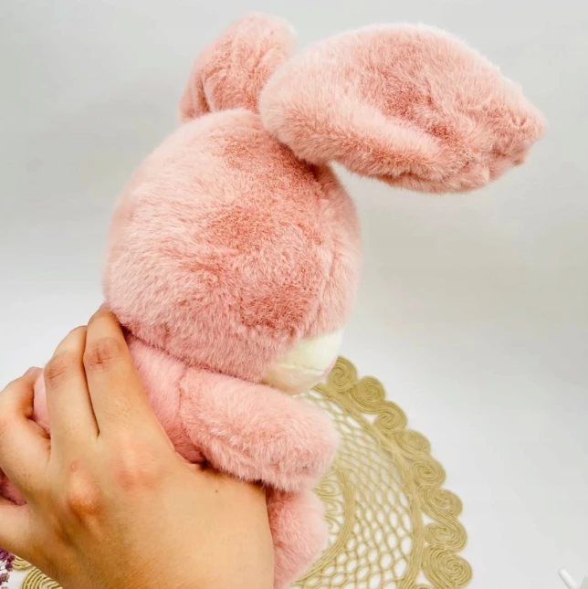 Maskotka pluszak Królik przytulanka króliczek z zaginanymi uszami zajączek