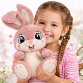 Maskotka pluszak Królik przytulanka króliczek z zaginanymi uszami zajączek