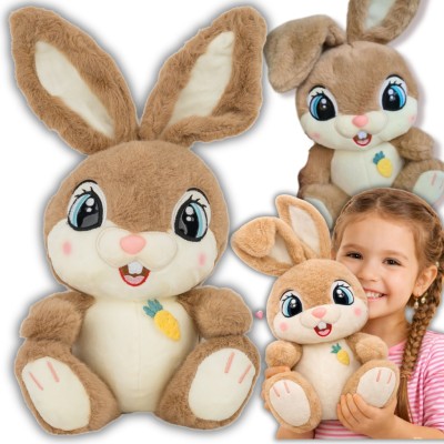 Maskotka pluszak Królik przytulanka króliczek z zaginanymi uszami zajączek