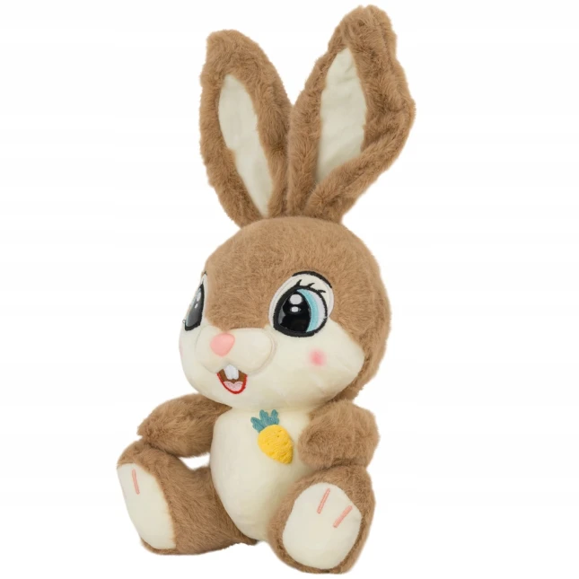 Maskotka pluszak Królik przytulanka króliczek z zaginanymi uszami zajączek