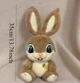 Maskotka pluszak Królik przytulanka króliczek z zaginanymi uszami zajączek