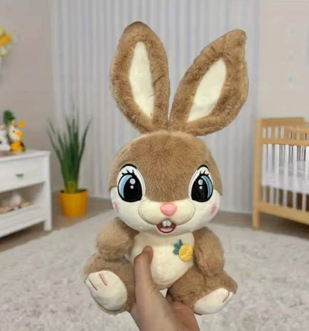 Maskotka pluszak Królik przytulanka króliczek z zaginanymi uszami zajączek
