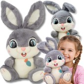 Maskotka pluszak Królik przytulanka króliczek z zaginanymi uszami zajączek