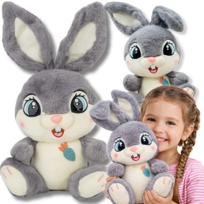Maskotka pluszak Królik przytulanka króliczek z zaginanymi uszami zajączek