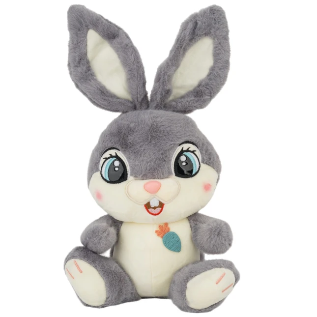 Maskotka pluszak Królik przytulanka króliczek z zaginanymi uszami zajączek