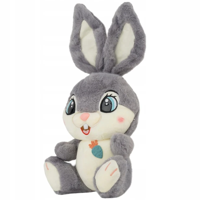 Maskotka pluszak Królik przytulanka króliczek z zaginanymi uszami zajączek
