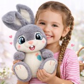 Maskotka pluszak Królik przytulanka króliczek z zaginanymi uszami zajączek