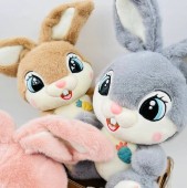 Maskotka pluszak Królik przytulanka króliczek z zaginanymi uszami zajączek