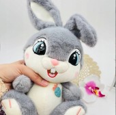 Maskotka pluszak Królik przytulanka króliczek z zaginanymi uszami zajączek