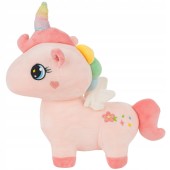 Maskotka jednorożec różowy pluszak przytulanka konik 30 cm dla dziecka