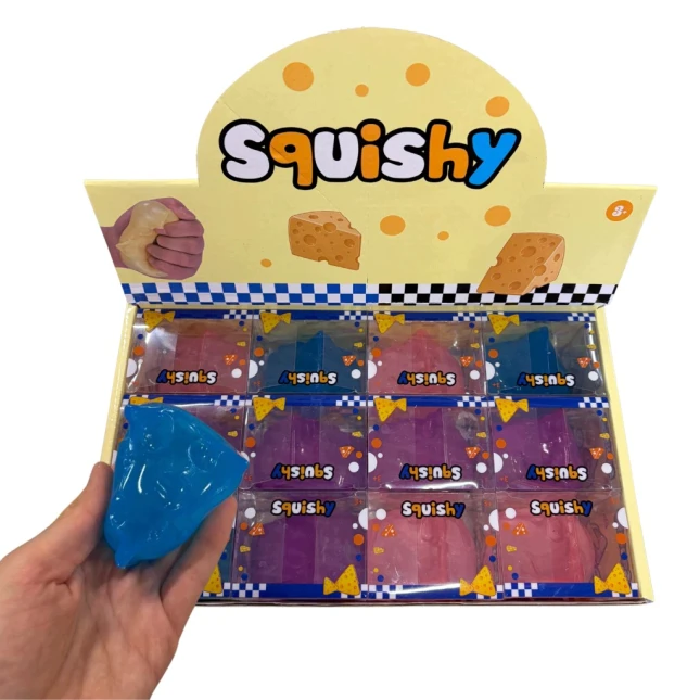 ZESTAW SQUISHY GNIOTKÓW MYSTERY BOX GNIOTKI 4 SZTUKI NIESPODZIANEK + 67