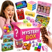 Mystery Box dla Dziewczynki XXL Zestaw Niespodzianka Gniotki, figurki MIX