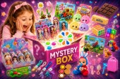 Mystery Box dla Dziewczynki XXL Zestaw Niespodzianka Gniotki, figurki MIX