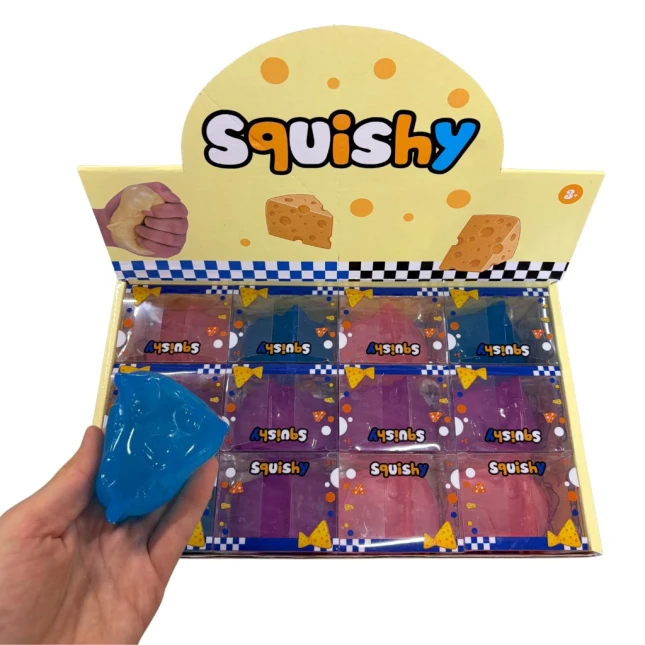 ZESTAW SQUISHY GNIOTKÓW MYSTERY BOX GNIOTKI 7 SZTUK NIESPODZIANEK