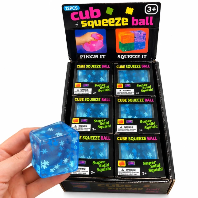 GNIOTEK CUBE KOSTKA GWIAZDKI PŁATKI ŚNIEGU W ŚRODKU B-3331