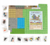 Klocki magnetyczne Minecraft XXL 332 szt. konstrukcyjne sześciany kostki