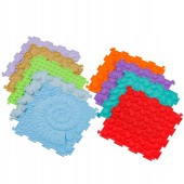 MATA SENSORYCZNA DLA DZIECI PUZZLE 3D 9 EL. ORTOPEDYCZNA MASAŻ STÓP