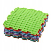 MATA SENSORYCZNA DLA DZIECI PUZZLE 3D 9 EL. ORTOPEDYCZNA MASAŻ STÓP