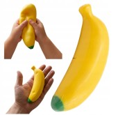 CHRUPIĄCY GNIOTEK BANAN CRUNCHY SQUISHY ANTYSTRESOWY DO ŚCISKANIA XXL SUPER