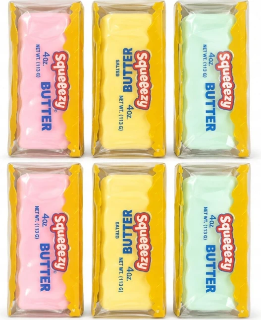 Gniotek MASŁO WAZELINOWE Butter Squishy ASMR Sensoryczny Antystres